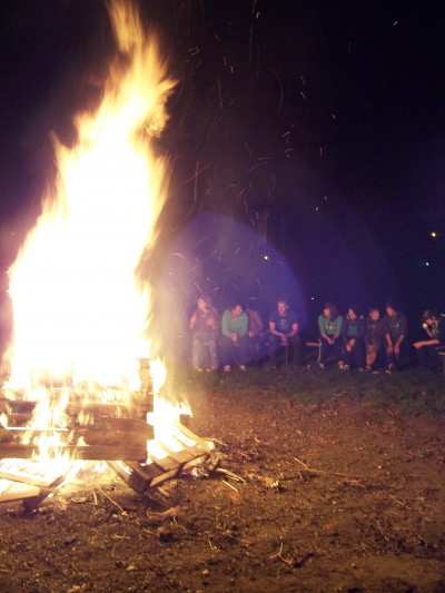 Gezellig rond het kampvuur